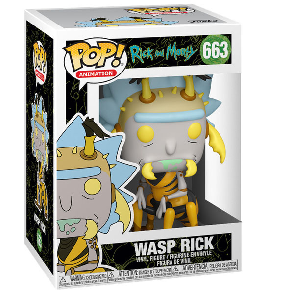 Funko POP #663 Rick and Morty Wasp Rick Figure